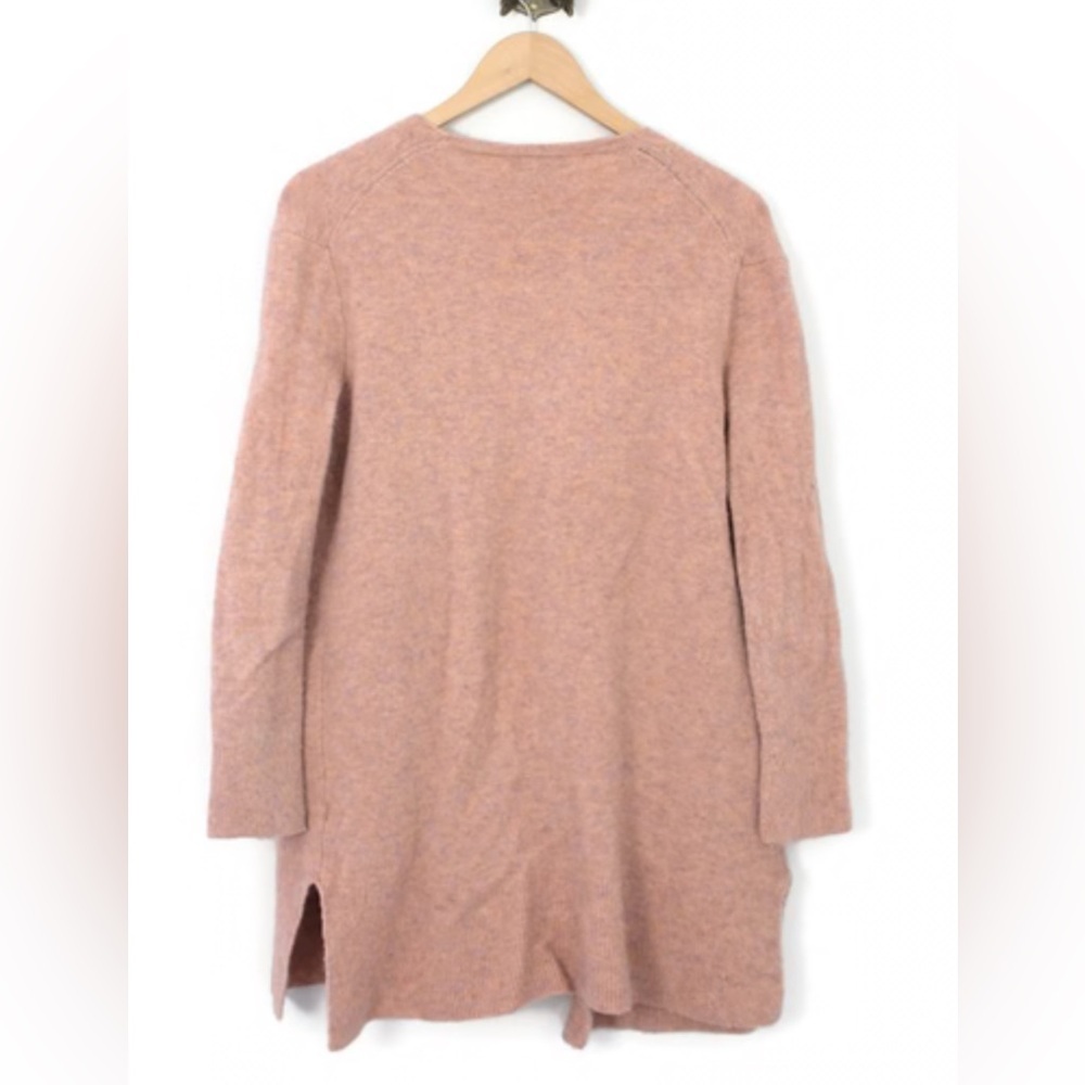 Madewell Kent Cardigan Sweater, Coziest Yarn, Heather Carnation, XS - Picture 3 of 4